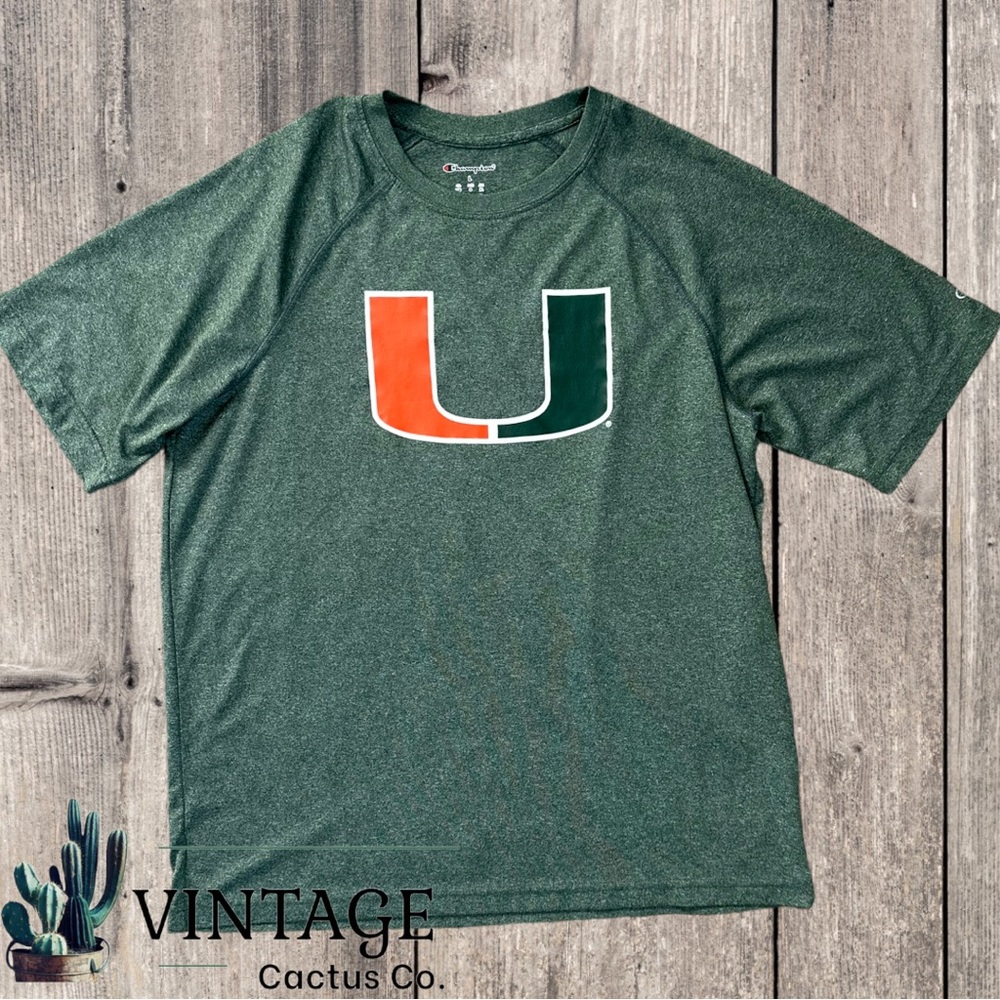 UNIVERSITY OF MIAMI HURRICANES SHORT SLEEVE LIGHTWEIGHT LOGO PULLOVER - Men’s